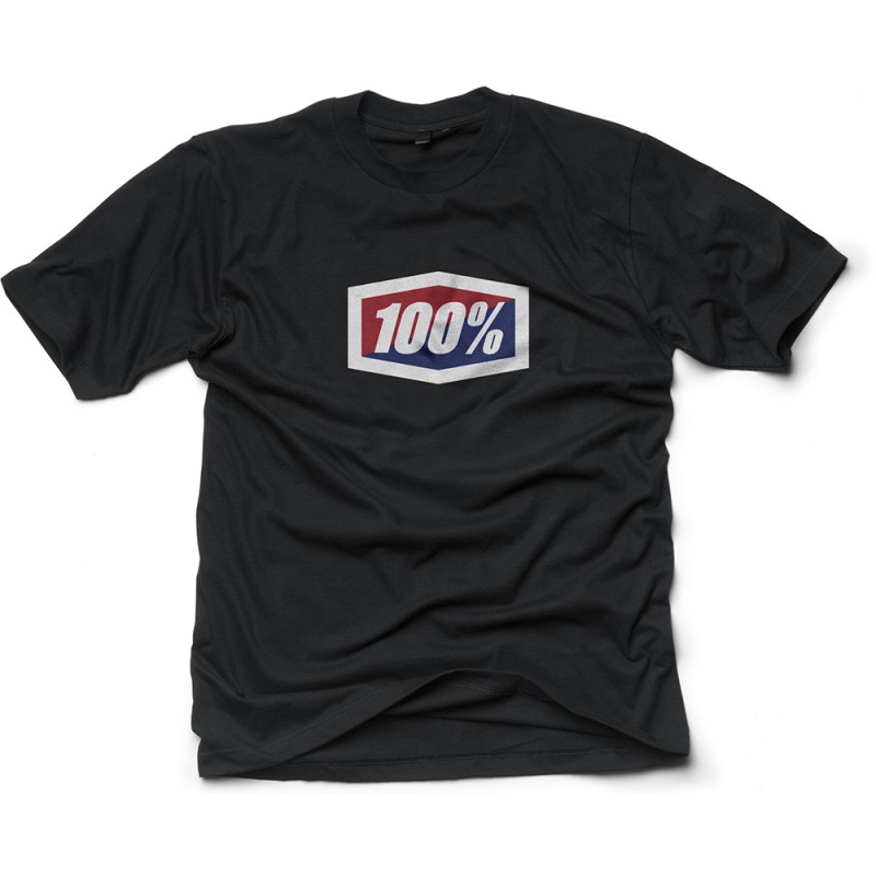 100% STRIPES TSHIRT NOIR TAILLE LG
