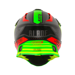 JUST1 J38 BLADE RED-LIME-BLACK DERRIERE