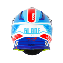 JUST1 J38 BLADE BLUE-RED-WHITE DERRIERE