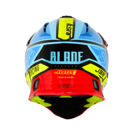 JUST1 J38 BLADE BLACK-YELLOW-RED-BLUE derriere