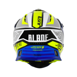 JUST1 J38 BLADE BLUE-FLUO-YELLOW-BLACK DERRIERE
