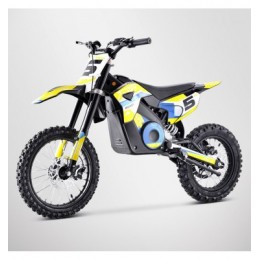 Moto Apollo jaune avant gauche