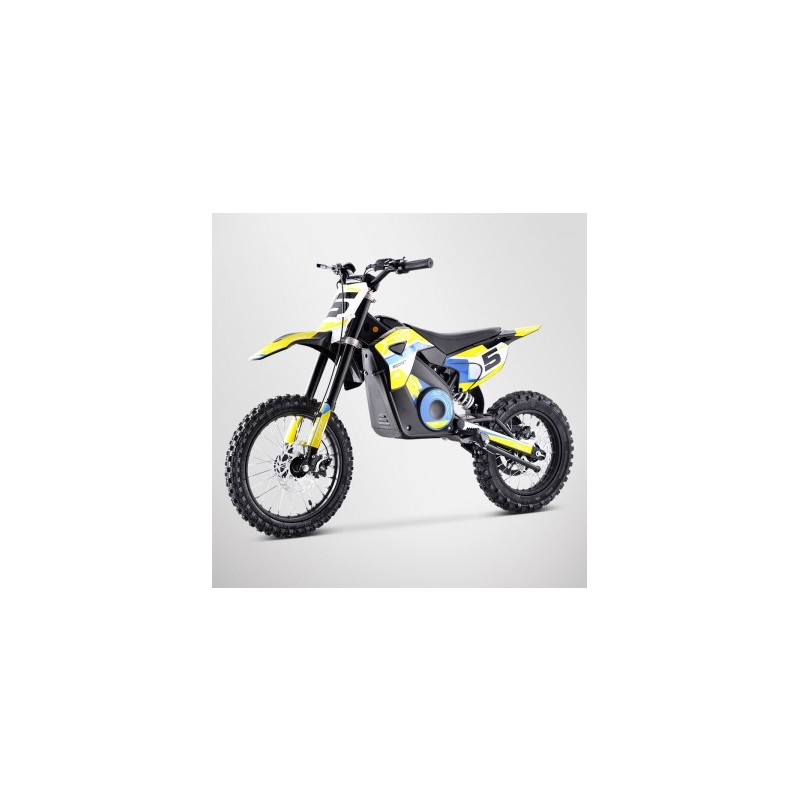 Moto Apollo jaune avant gauche Moto Apollo jaune avant gauche
