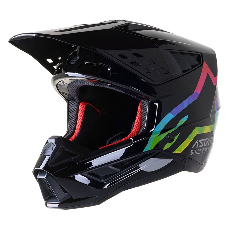 ALPINESTARS S-M5 COMPASS BLACK SILVER HUE GLOSSY ALPINESTARS S-M5 COMPASS BLACK SILVER HUE GLOSSY