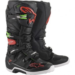 2012014-1366-ALPINESTARS TECH 7 ENDURO - BLACK GREEN RED FLUO