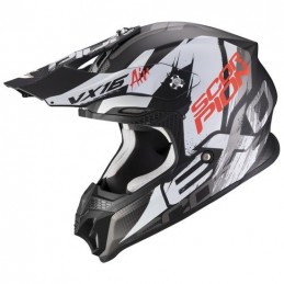 46-268-227-07-VX-16 AIR ALBION NOIR BLANC MAT