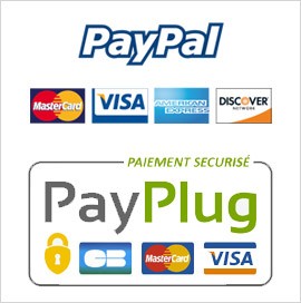 Paiement sécurisé par Paybox et Paypal